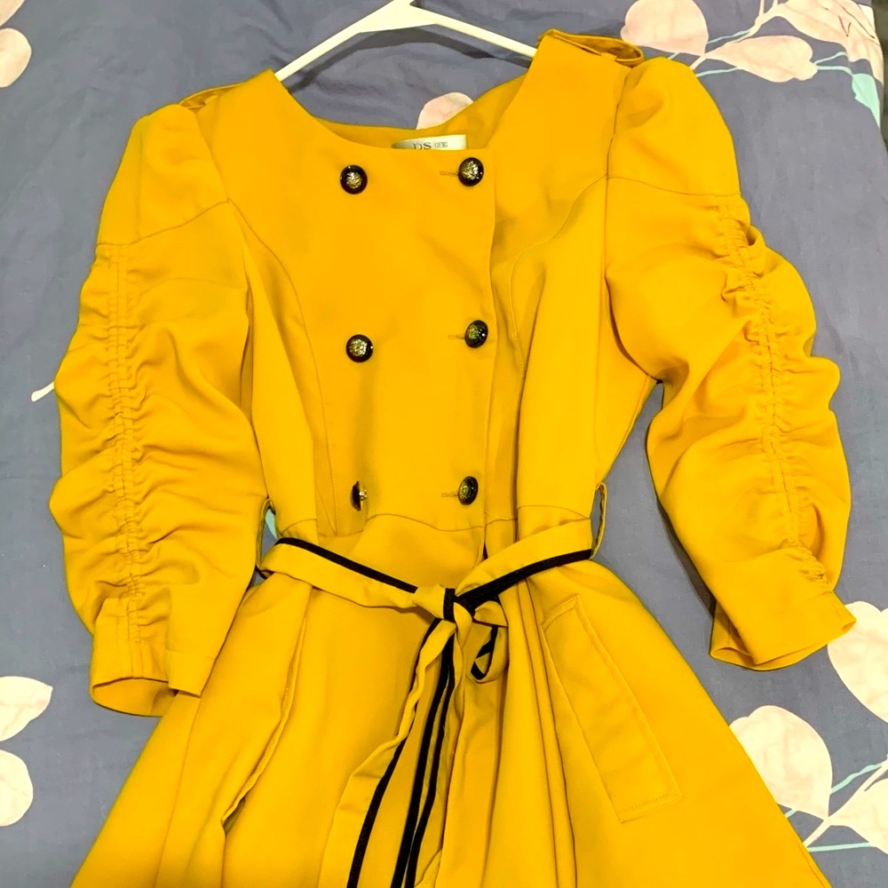 Yellow Dress Coat